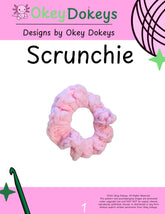Crochet Scrunchie Pattern Only
